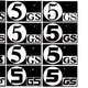 The different styles each have a different letter label in the upper right